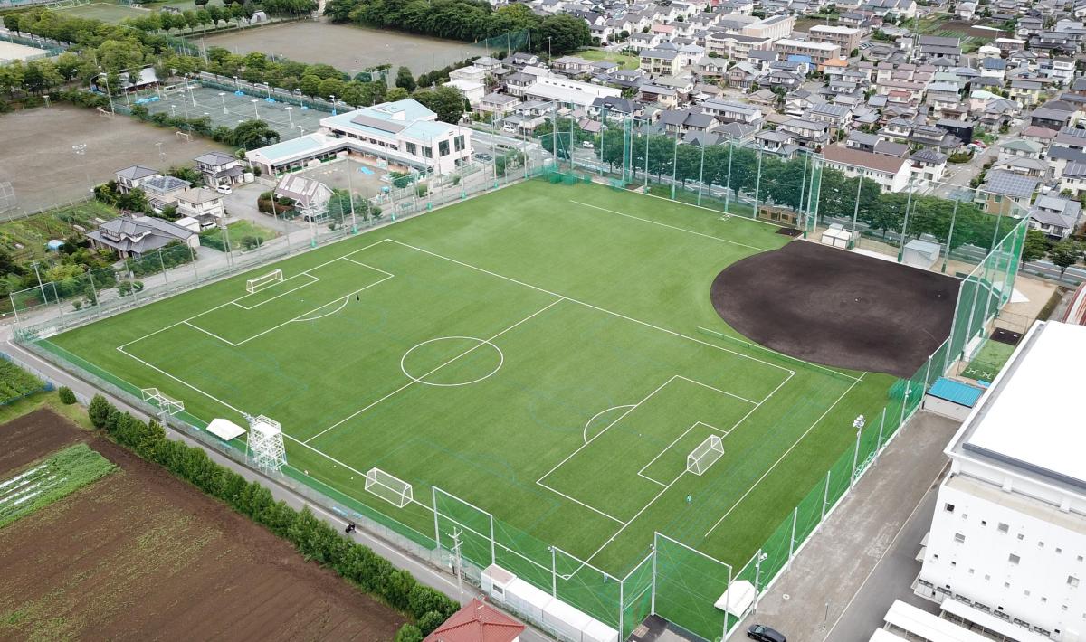 人工芝グラウンド完成お披露目式及びこけら 東京都市大学 塩尻高等学校